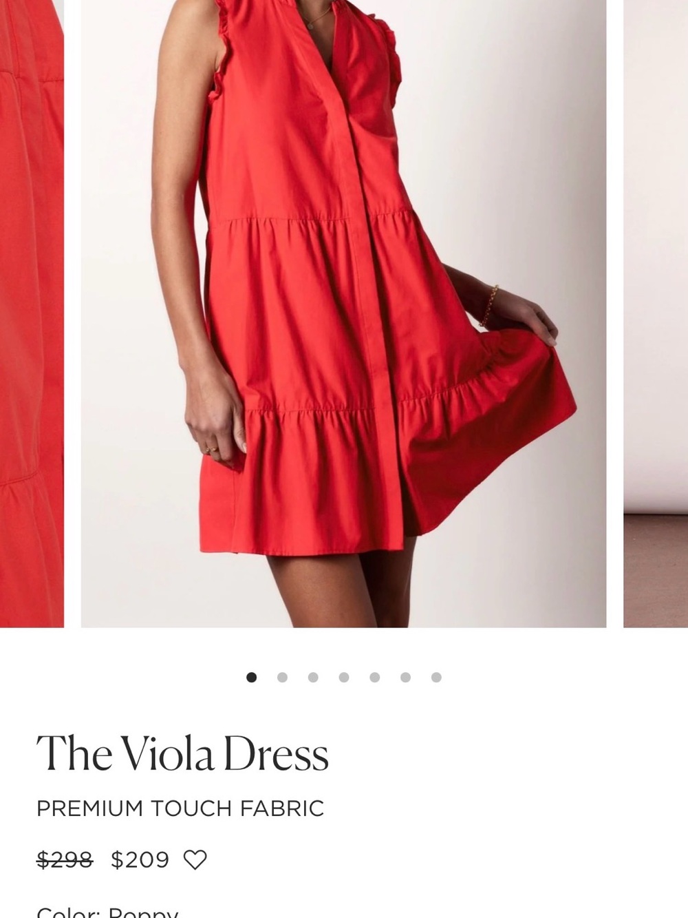 Brochu Walker Viola Dress - Poppy Red